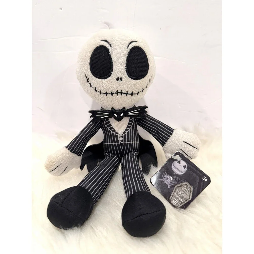 Disney Nightmare Before Christmas Jack Skellington 8 Inches Plush EUC with Tags